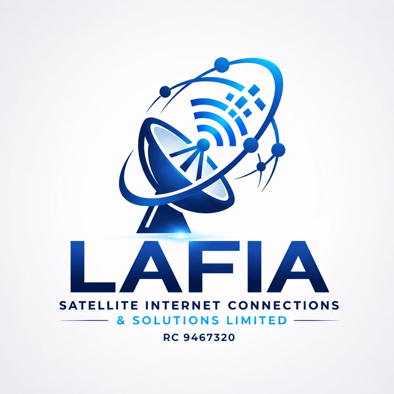 LAFIA Satellite Internet Connections & Solutions Limited — official logo